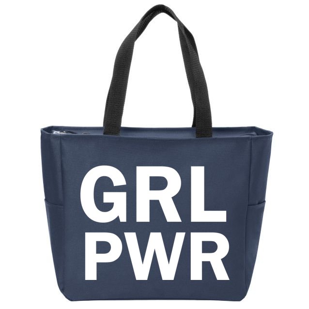 Girl Power Logo Zip Tote Bag