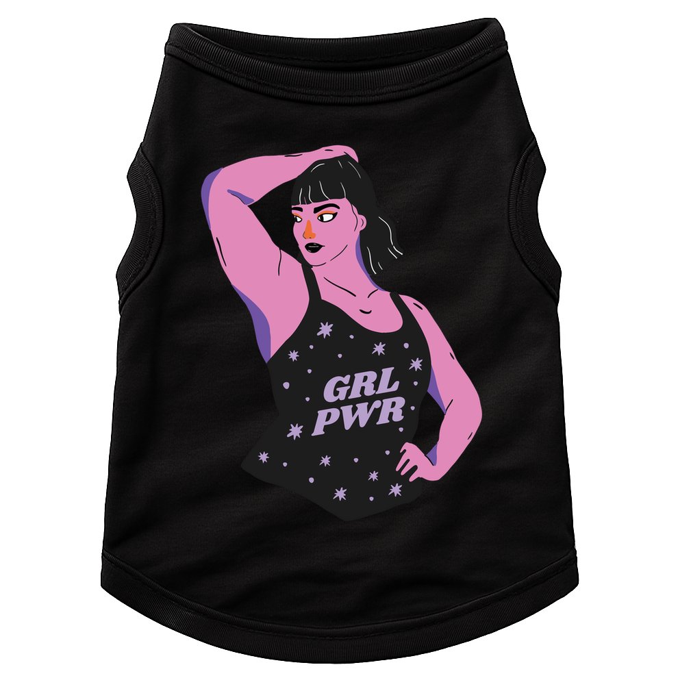 Girl Power Model Doggie Tank