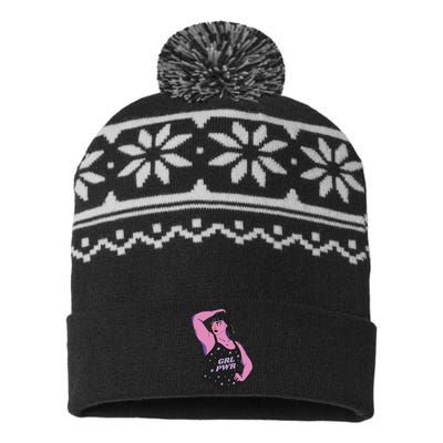 Girl Power Model USA-Made Snowflake Beanie