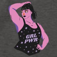 Girl Power Model Vector Backpack