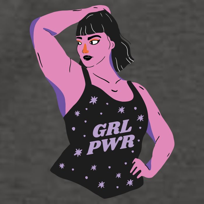 Girl Power Model Vector Backpack