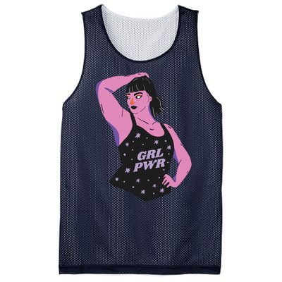 Girl Power Model Mesh Reversible Basketball Jersey Tank