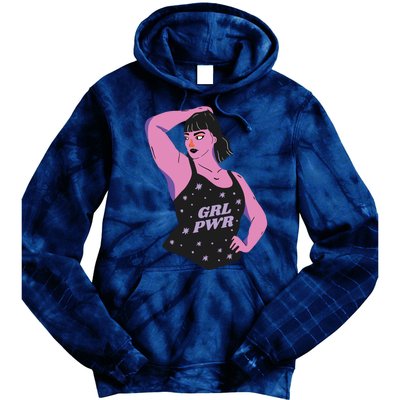 Girl Power Model Tie Dye Hoodie