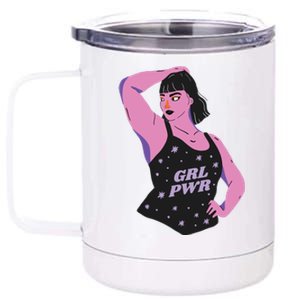 Girl Power Model 12 oz Stainless Steel Tumbler Cup