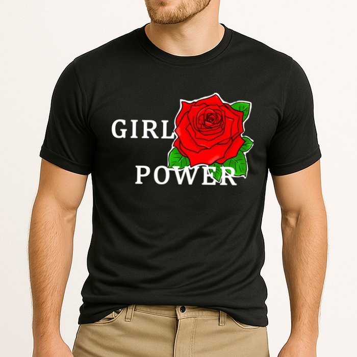 Girl Power Rose Cooling Performance Crew T-Shirt