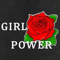 Girl Power Rose 11oz C Handle Ceramic Mug