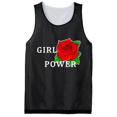 Girl Power Rose Mesh Reversible Basketball Jersey Tank
