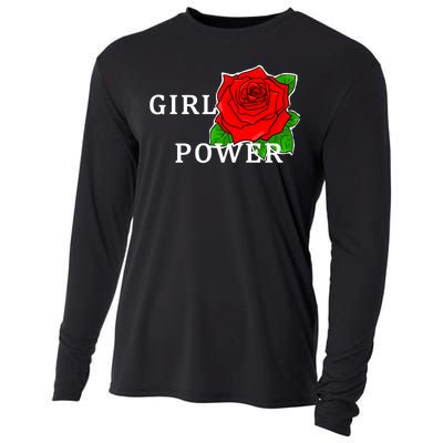 Girl Power Rose Cooling Performance Long Sleeve Crew