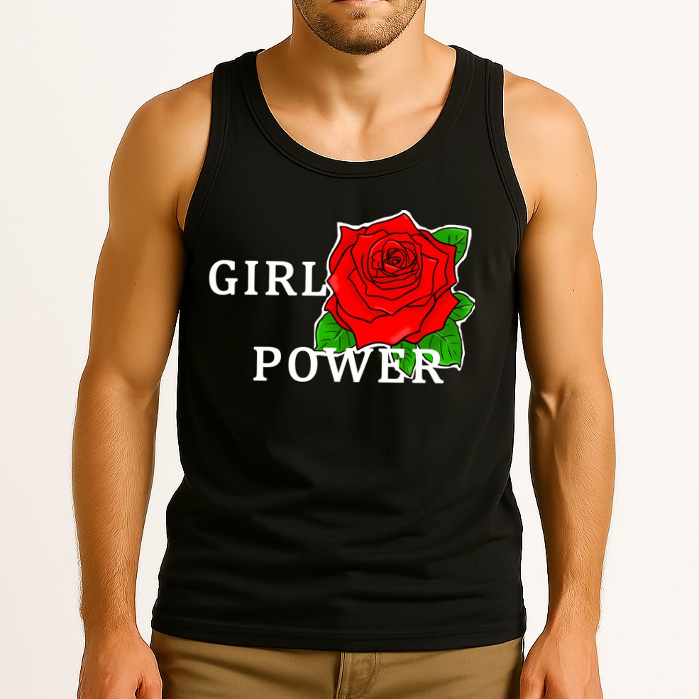 Girl Power Rose Tank Top