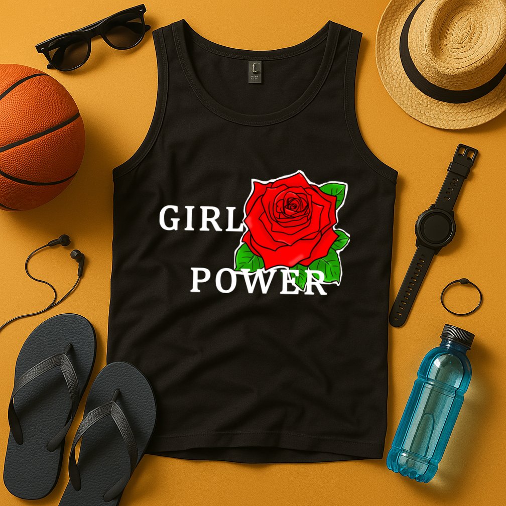 Girl Power Rose Tank Top