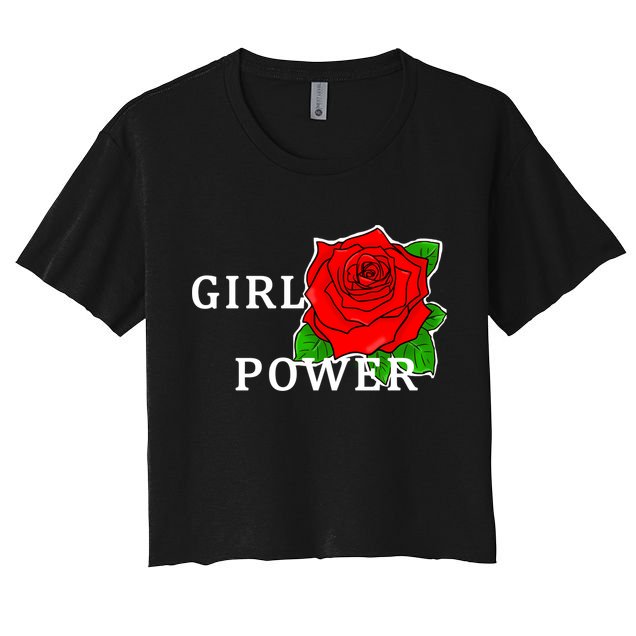 Girl Power Rose Crop Top