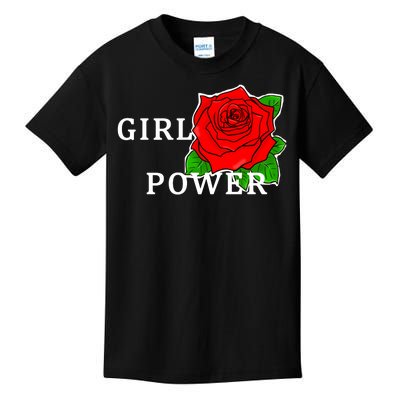 Girl Power Rose Kids T-Shirt