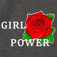 Girl Power Rose Vector Backpack