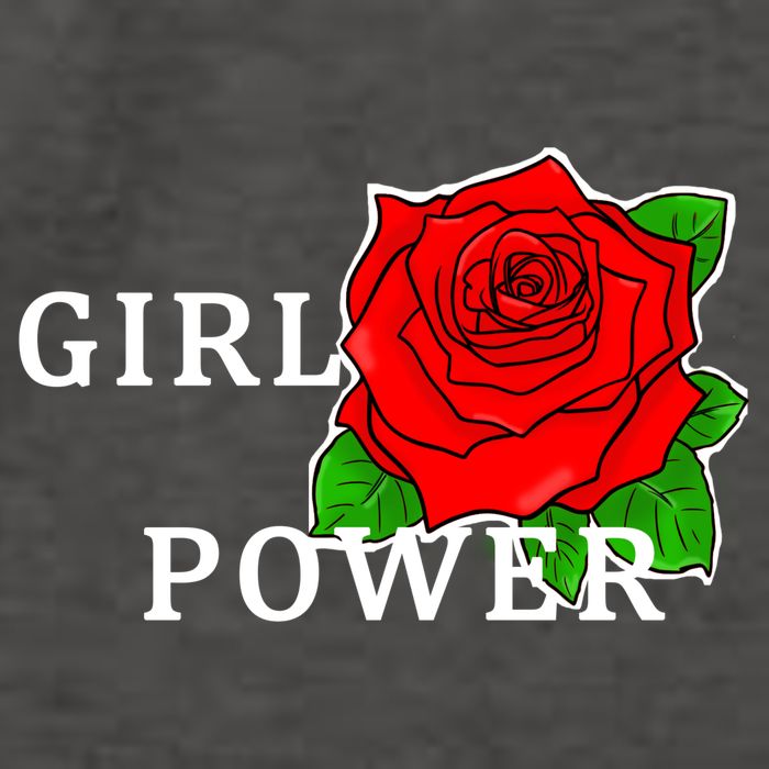 Girl Power Rose Vector Backpack