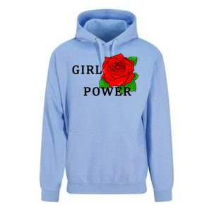 Girl Power Rose Unisex Surf Hoodie