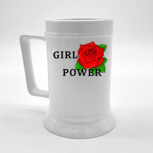 Girl Power Rose Beer Stein