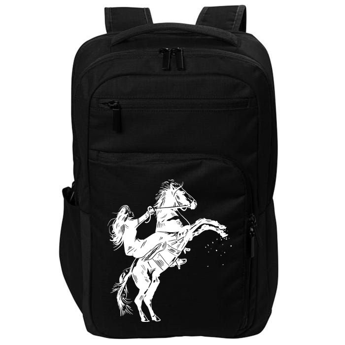 Girl Riding Horse Equitation Impact Tech Backpack