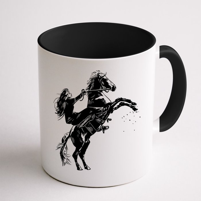 Girl Riding Horse Equitation Mug