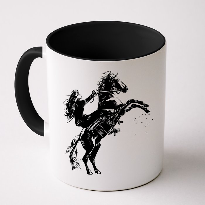 Girl Riding Horse Equitation Mug