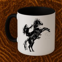 Girl Riding Horse Equitation Mug