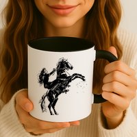 Girl Riding Horse Equitation Mug