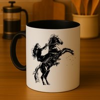 Girl Riding Horse Equitation Mug