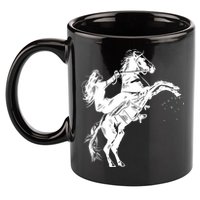 Girl Riding Horse Equitation 11oz C Handle Ceramic Mug