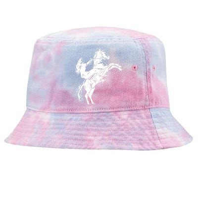 Girl Riding Horse Equitation Tie-Dyed Bucket Hat