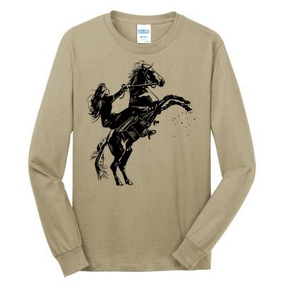 Girl Riding Horse Equitation Tall Long Sleeve T-Shirt