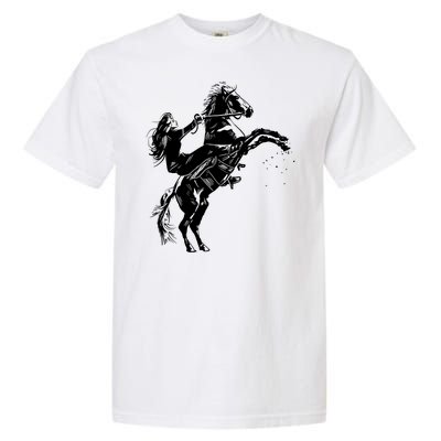 Girl Riding Horse Equitation Garment-Dyed Heavyweight T-Shirt