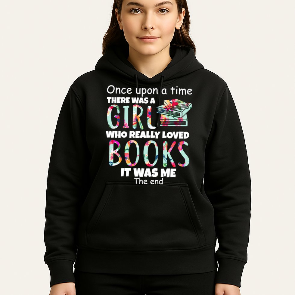 Girl Who Loves Reading Hoodie