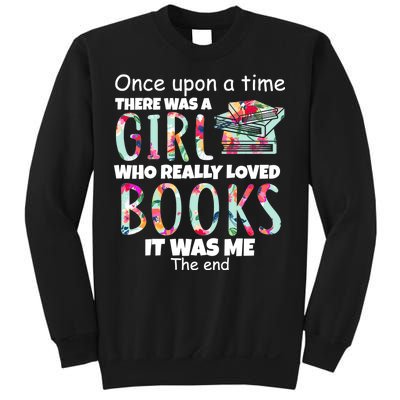 Girl Who Loves Reading Sweatshirt