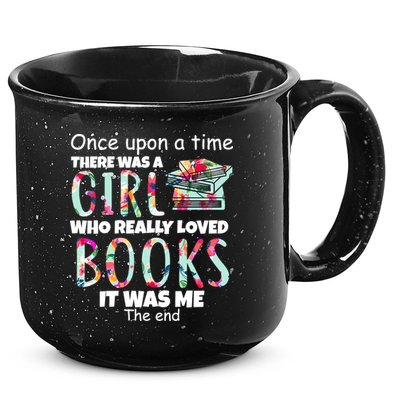 Girl Who Loves Reading 15oz Campfire Ceramic Mug