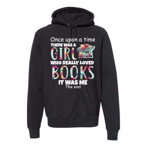 Girl Who Loves Reading Premium Hoodie