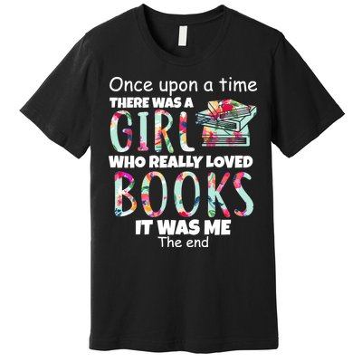 Girl Who Loves Reading Premium T-Shirt