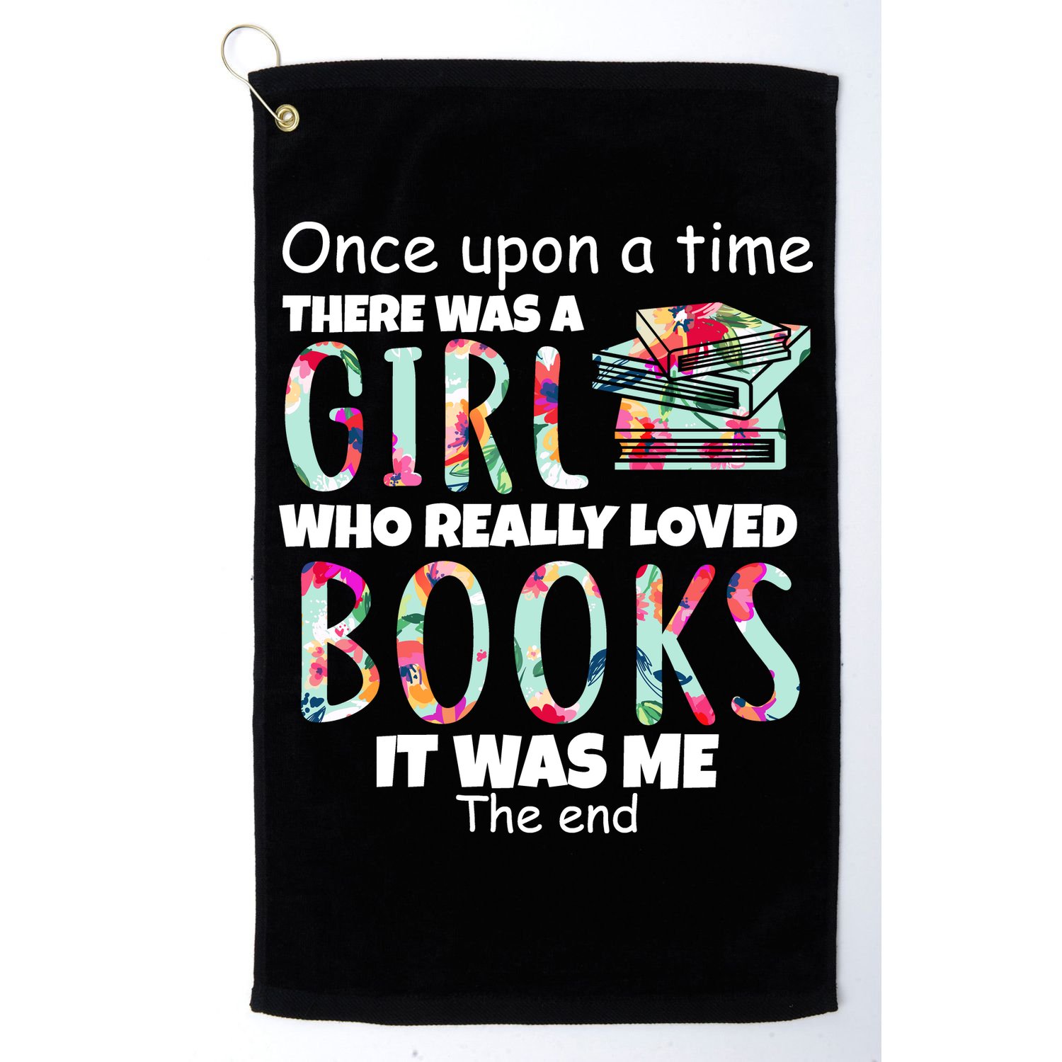 Girl Who Loves Reading Golf Towel