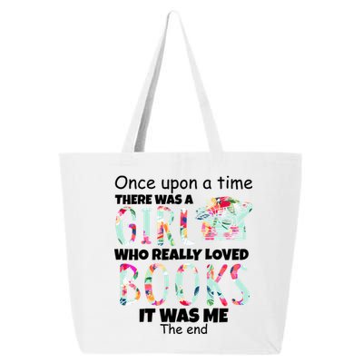 Girl Who Loves Reading 25L Jumbo Tote