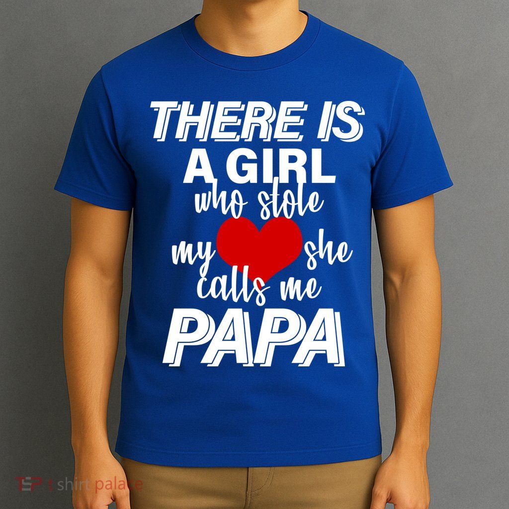 Girl Who Stole My Heat Calls Me Papa Fathers Day T-Shirt