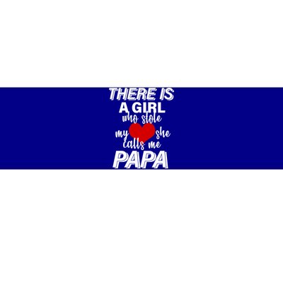 Girl Who Stole My Heat Calls Me Papa Fathers Day Bumper Sticker