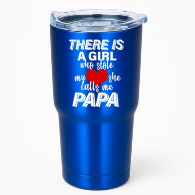 Girl Who Stole My Heat Calls Me Papa Fathers Day Tumbler