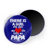 Girl Who Stole My Heat Calls Me Papa Fathers Day Magnet