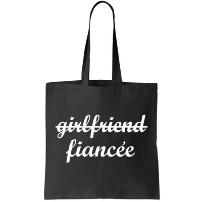 Girlfriend Fiancee Engagement Party Tote Bag