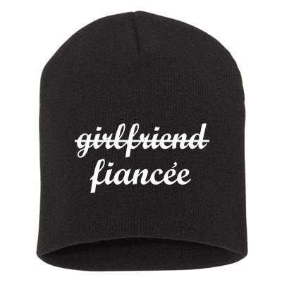 Girlfriend Fiancee Engagement Party Short Acrylic Beanie