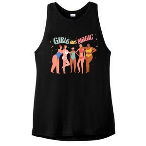 Girls Are Magic Ladies PosiCharge Tri-Blend Wicking Tank