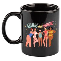 Girls Are Magic 11oz C Handle Ceramic Mug