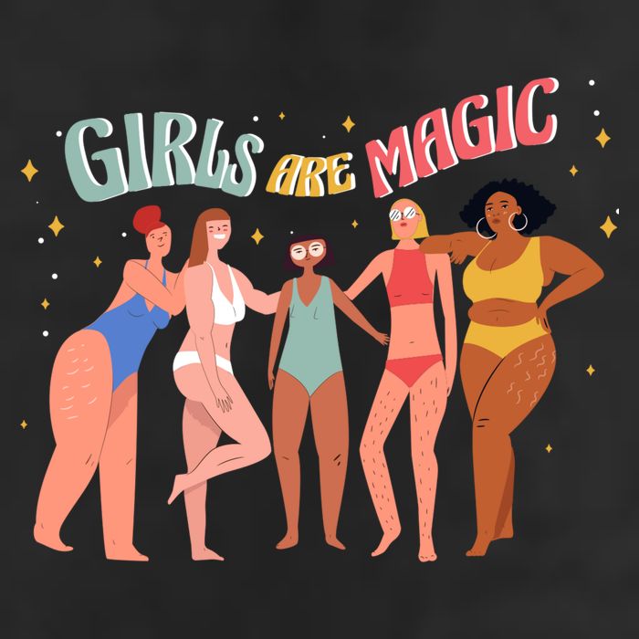 Girls Are Magic 11oz C Handle Ceramic Mug