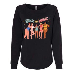 Girls Are Magic Womens California Wash Sweatshirt