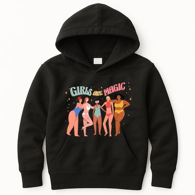 Girls Are Magic Kids Hoodie