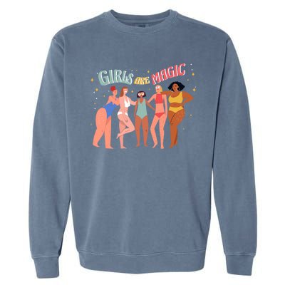 Girls Are Magic Garment-Dyed Sweatshirt