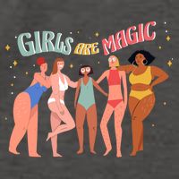 Girls Are Magic Vector Backpack